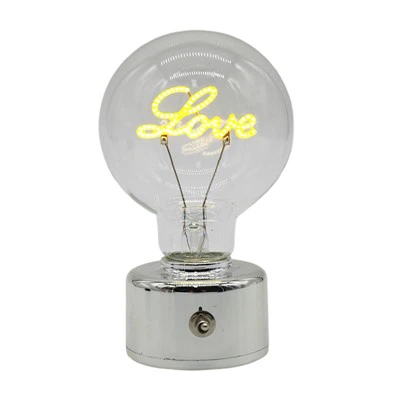 Batteriebetriebene Edison-Glühbirne